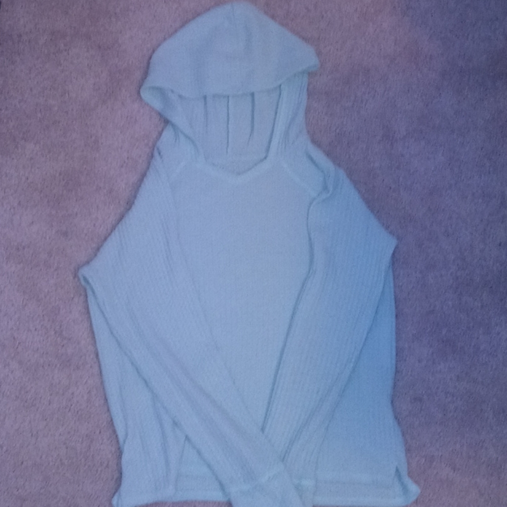 Mudd girls Large (10/12) teal lightweight hoodie